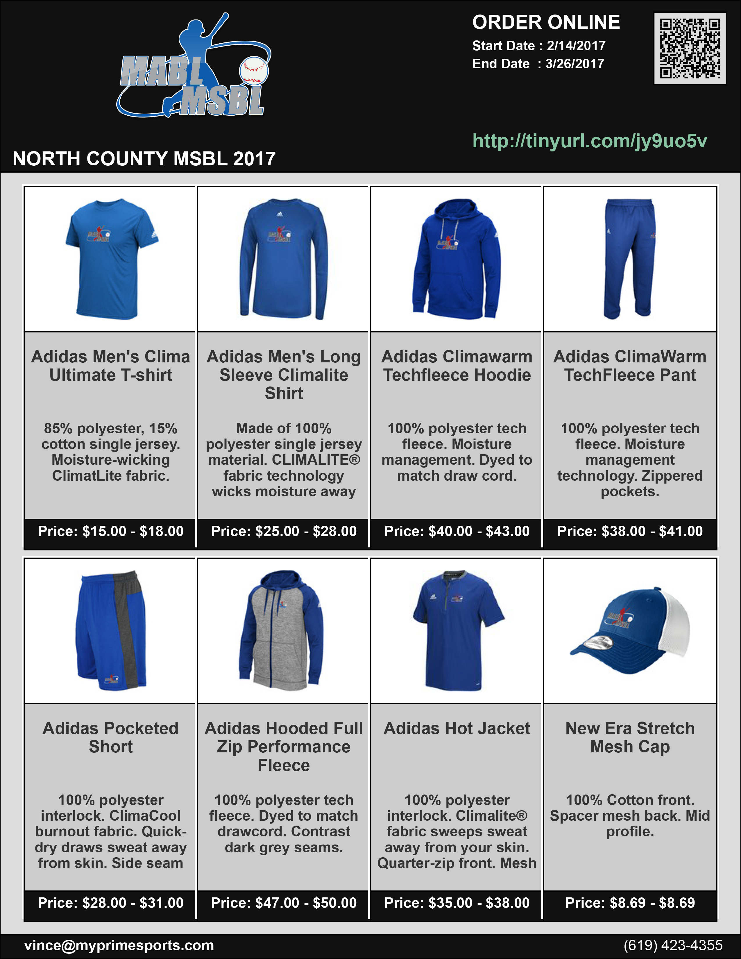 msbl-gear – NORTH COUNTY MABL/MSBL